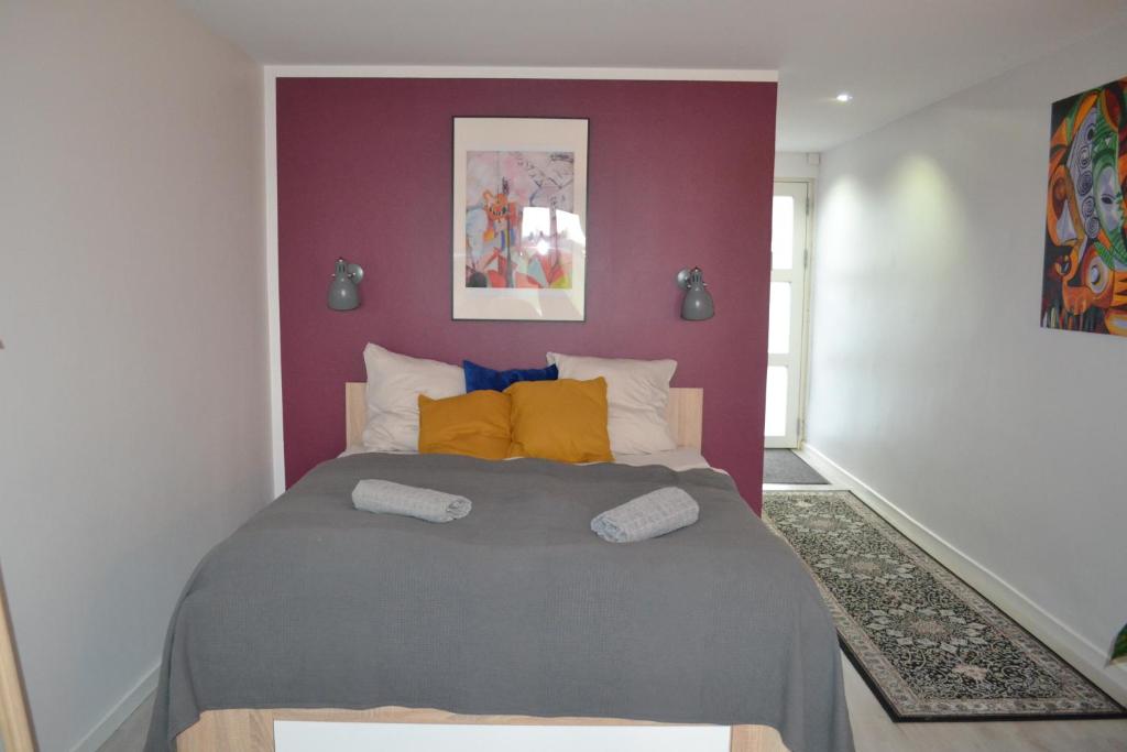 Postel nebo postele na pokoji v ubytování AD Apartment