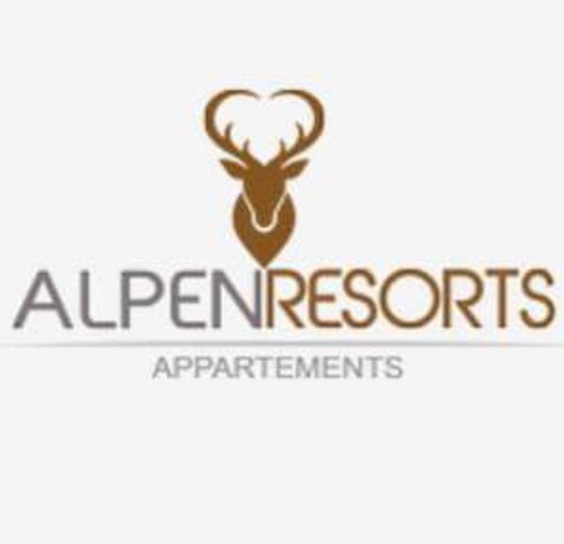 a logo for an exponents supplements departments at Alpenresorts Landeck in Landeck