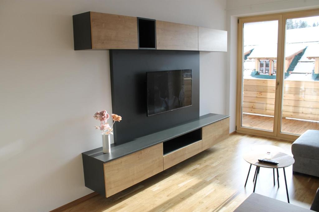 TV a/nebo společenská místnost v ubytování Apartmán Renata - Slunečná louka