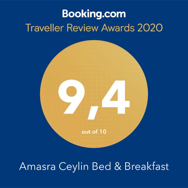 Certifikát, hodnocení, plakát nebo jiný dokument vystavený v ubytování Amasra Ceylin Otel