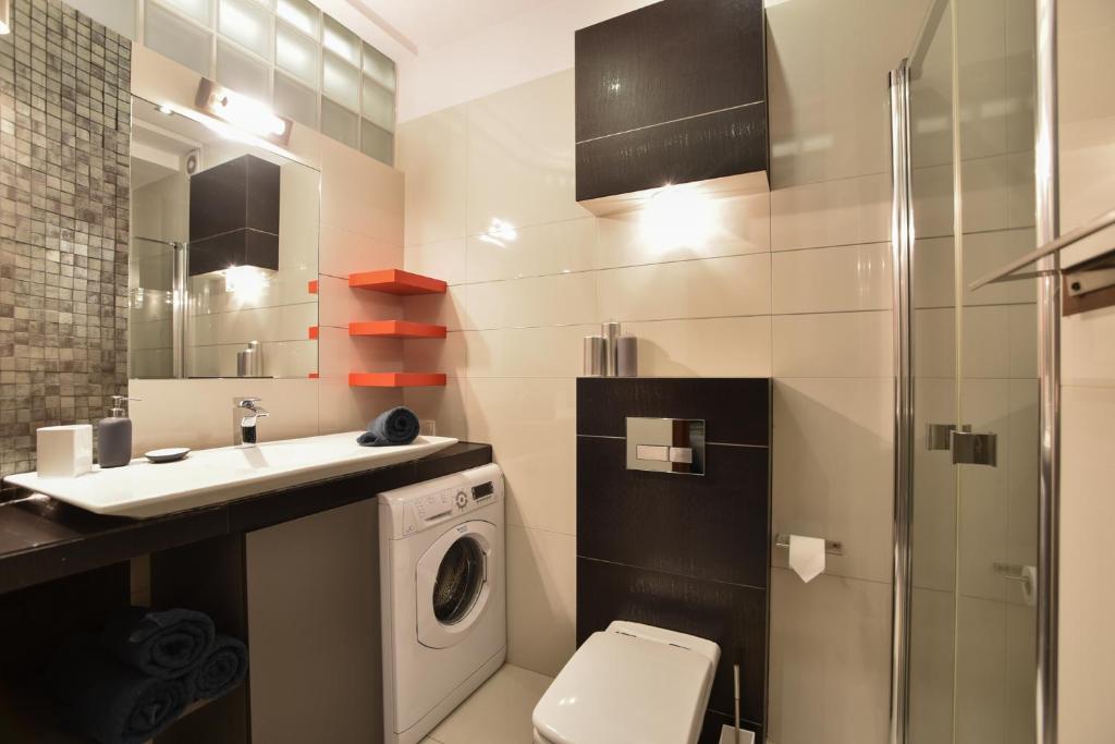 Kúpeľňa v ubytovaní Szymoszkowa Residence Luxury Apartment