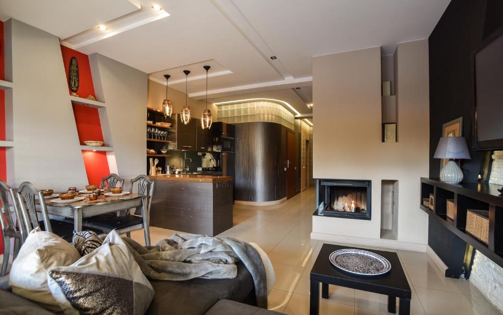 Posedenie v ubytovaní Szymoszkowa Residence Luxury Apartment