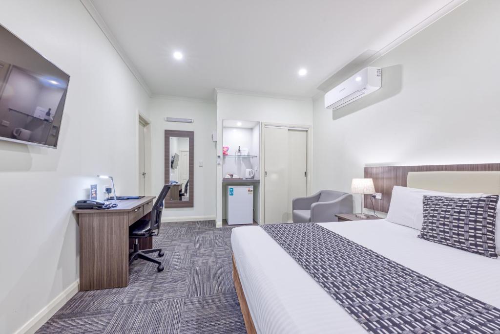 Postel nebo postele na pokoji v ubytování Best Western Melbourne Airport