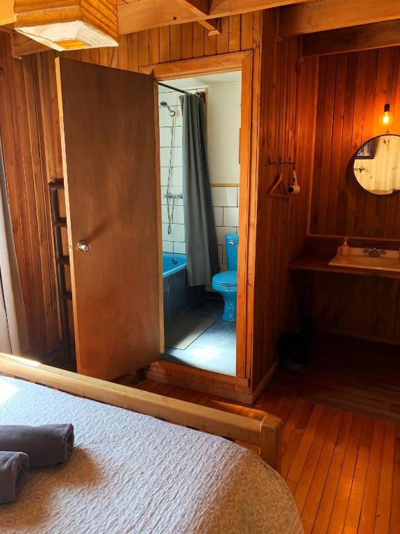 Postel nebo postele na pokoji v ubytování Casa Azul Hostel