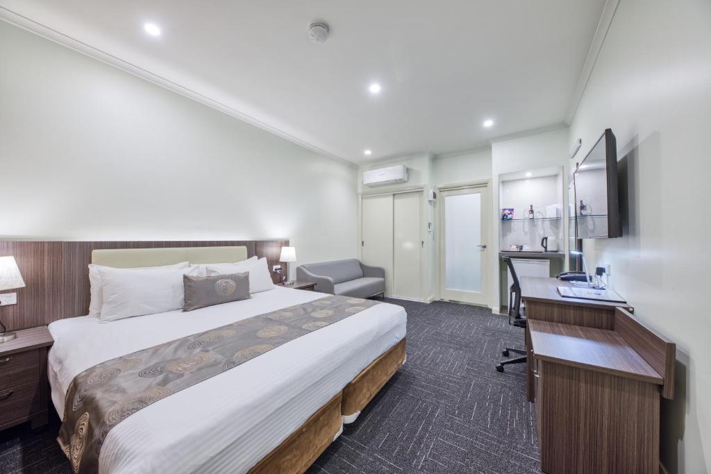 Postel nebo postele na pokoji v ubytování Best Western Melbourne Airport