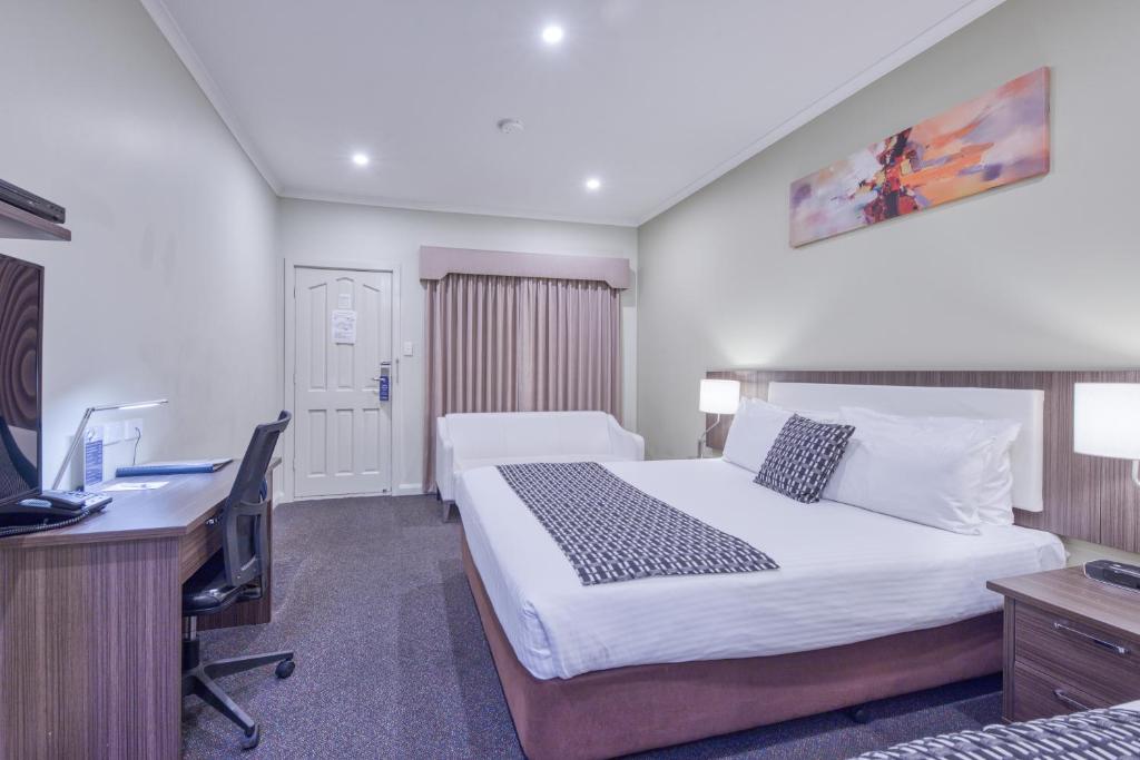 Postel nebo postele na pokoji v ubytování Best Western Melbourne Airport