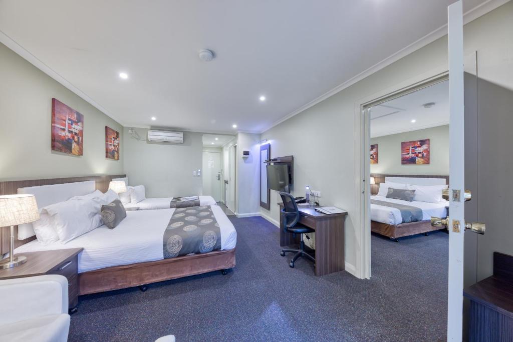 Postel nebo postele na pokoji v ubytování Best Western Melbourne Airport