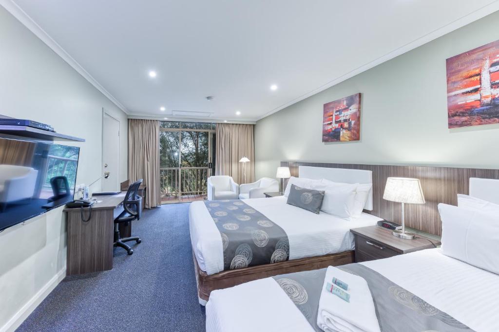 Postel nebo postele na pokoji v ubytování Best Western Melbourne Airport