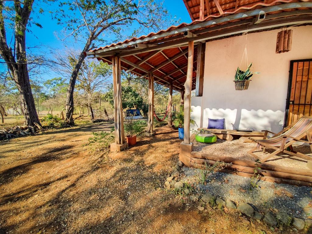 Zahrada ubytování Casa Ital-Tico, Playa Negra