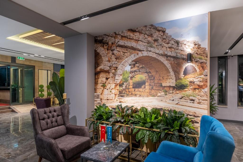 Posezení v ubytování Anelli Hotel