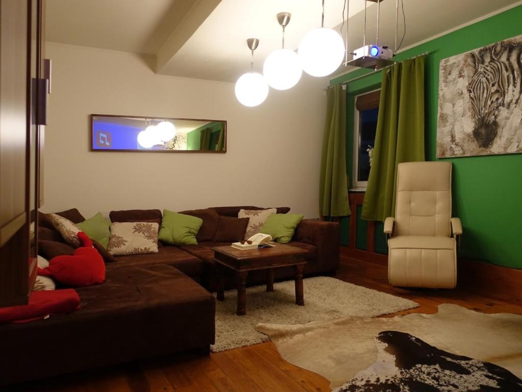Posezení v ubytování Ferienwohnung Xandl