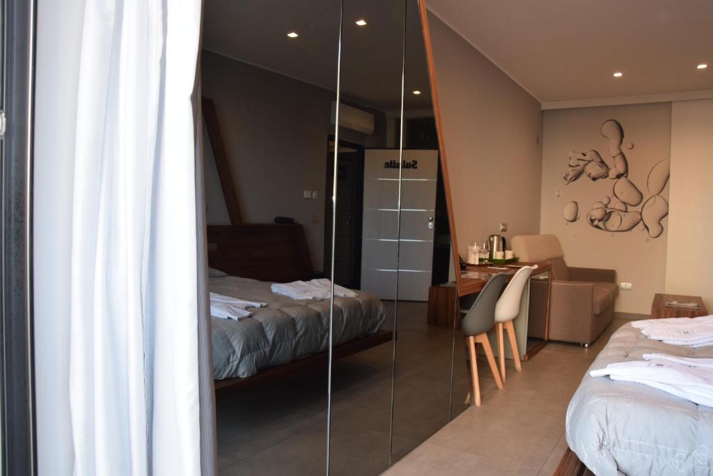 A bed or beds in a room at B&B Rakel Home