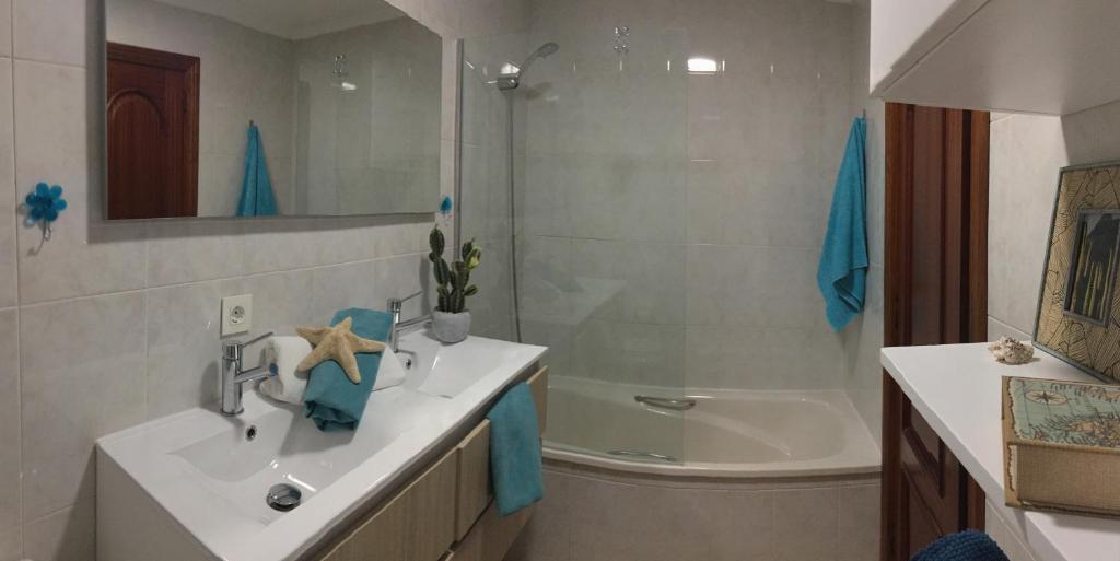 A bathroom at Casa Capricho