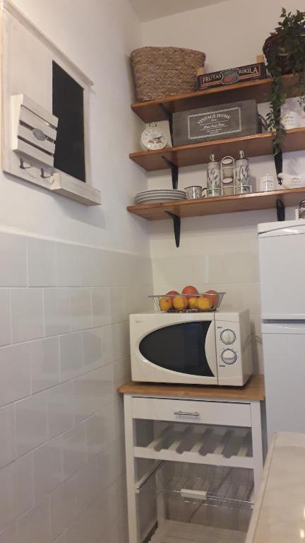 Dapur atau dapur kecil di Apartment Bella