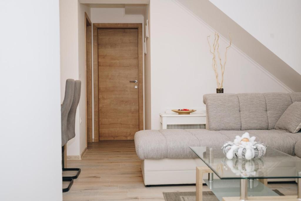 Posezení v ubytování Grom Ribno Apartments