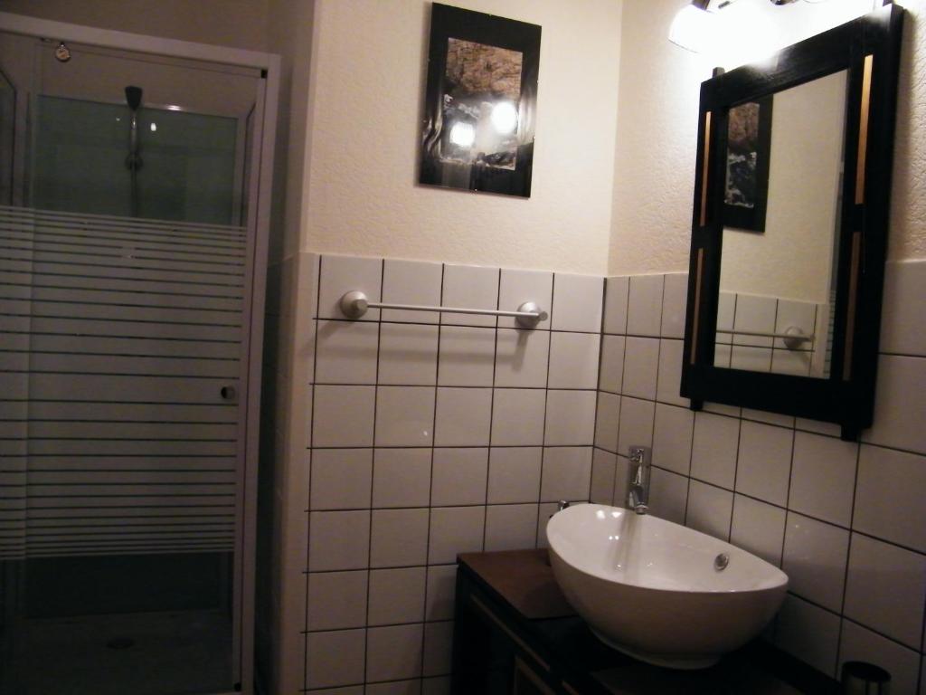 Vannituba majutusasutuses Villa des Capucins