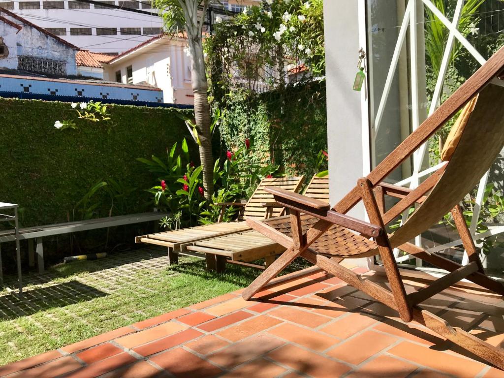 Zahrada ubytování Viver Bahia Pousada