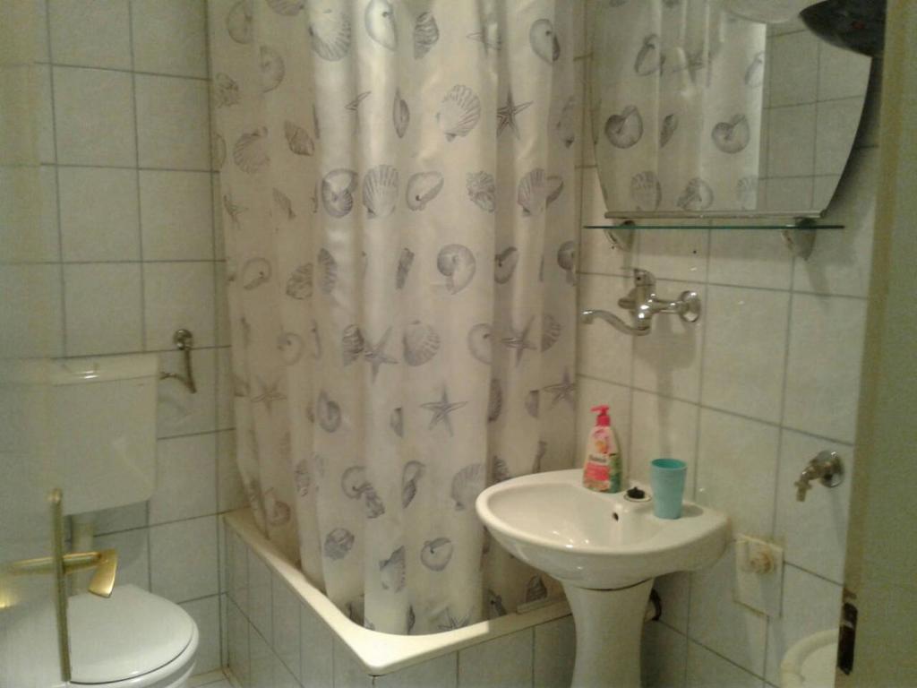 Vannituba majutusasutuses Apartmani i sobe Goca