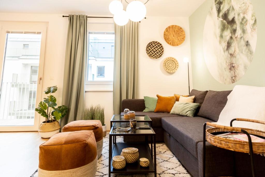 Posezení v ubytování Green & cozy apartment - 15 min to city center
