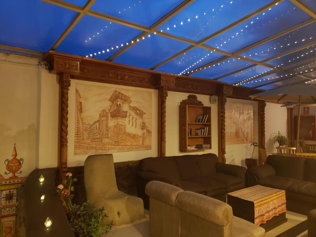 Posezení v ubytování Hotel Sueños del Inka