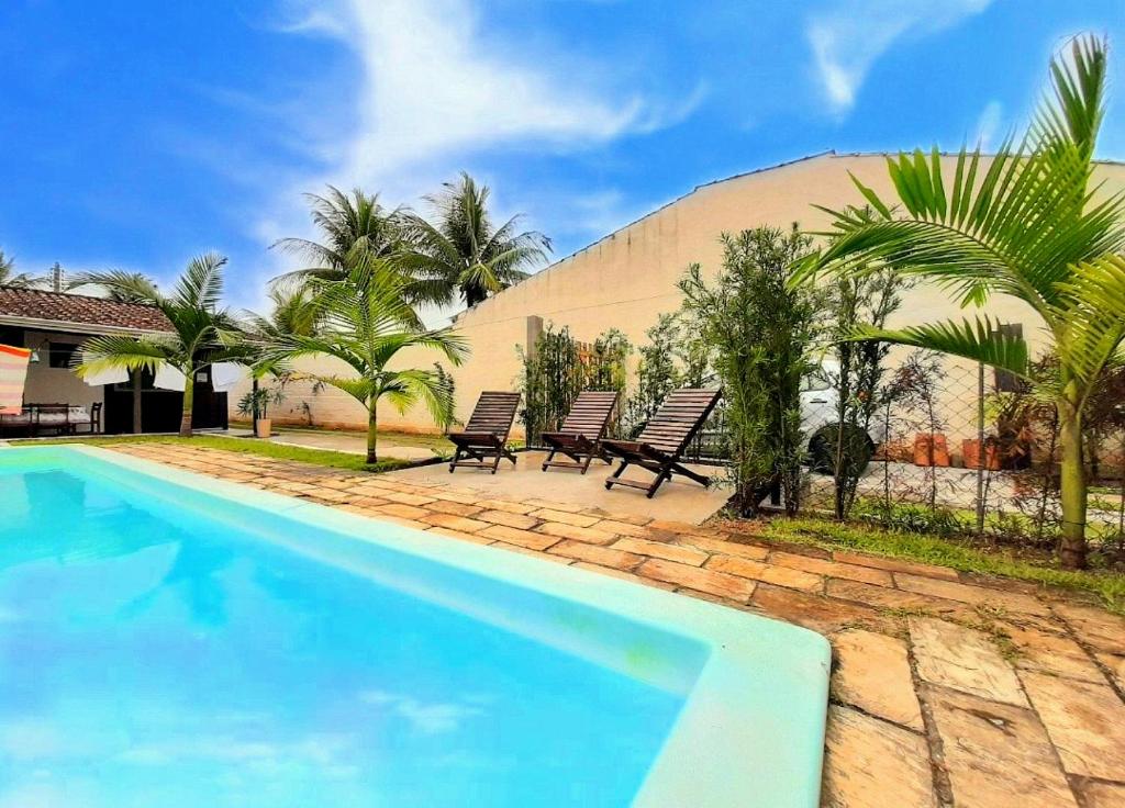  Chalé 350 metros da praia com piscina exclusiva e wi fi