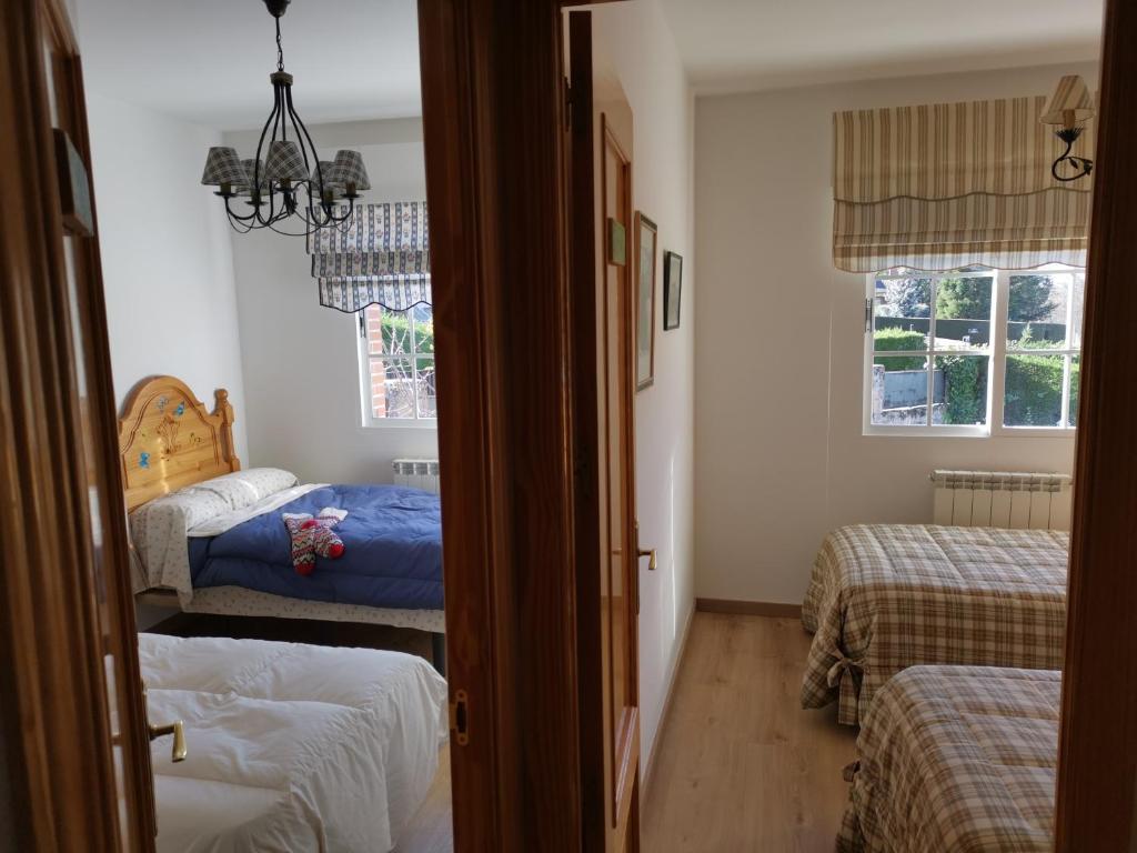 Postel nebo postele na pokoji v ubytování Casa Bellavista Becerril
