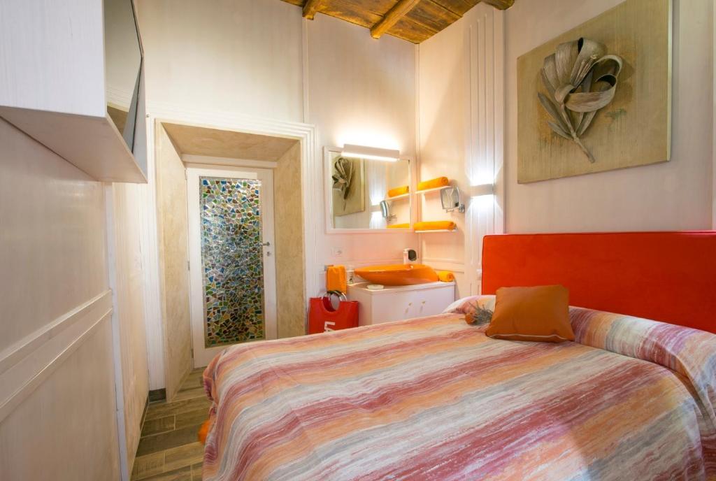 Postel nebo postele na pokoji v ubytování ROUTE 66 SPA