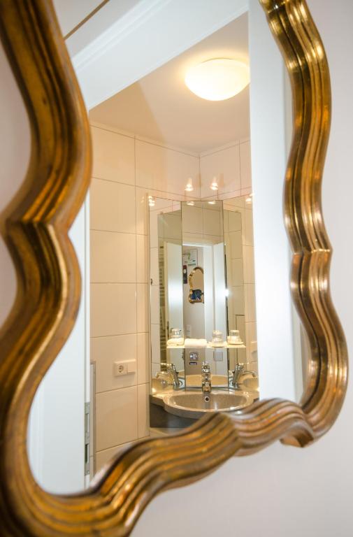 Koupelna v ubytování Hotel Lange