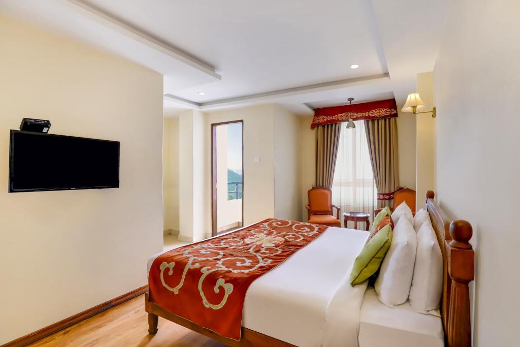 TV a/nebo společenská místnost v ubytování Summit Hermon Hotel & Spa