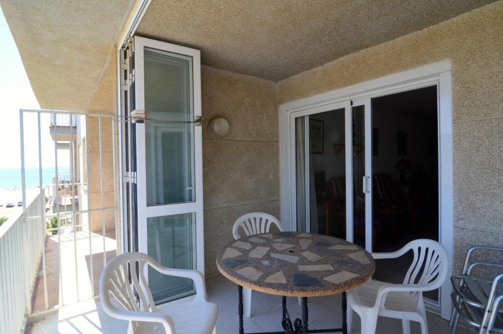 A balcony or terrace at Rocamaura I B 4-2