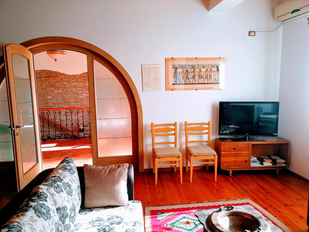 TV a/nebo společenská místnost v ubytování CastleHouse