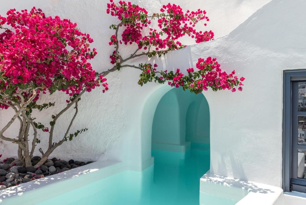 Bazén v ubytování Chelidonia Luxury Suites nebo v jeho okolí