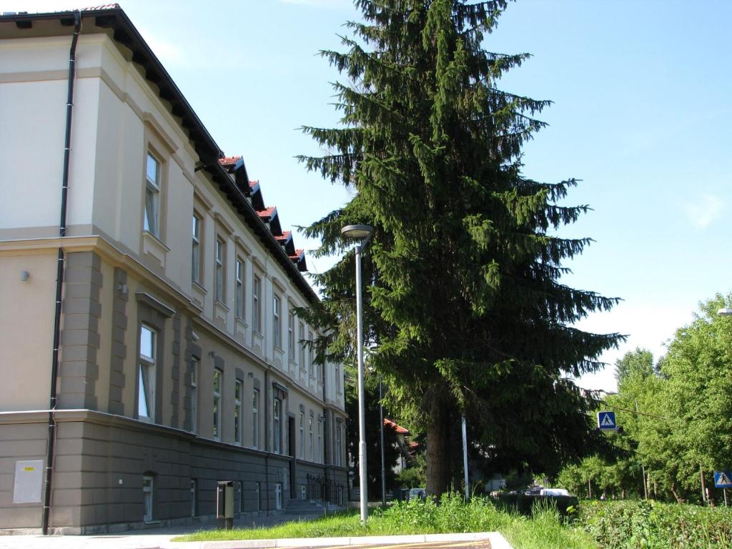 Budova, kde se hostel nachází