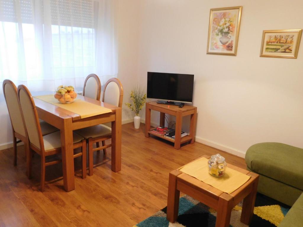 TV a/nebo společenská místnost v ubytování Apartman Ana