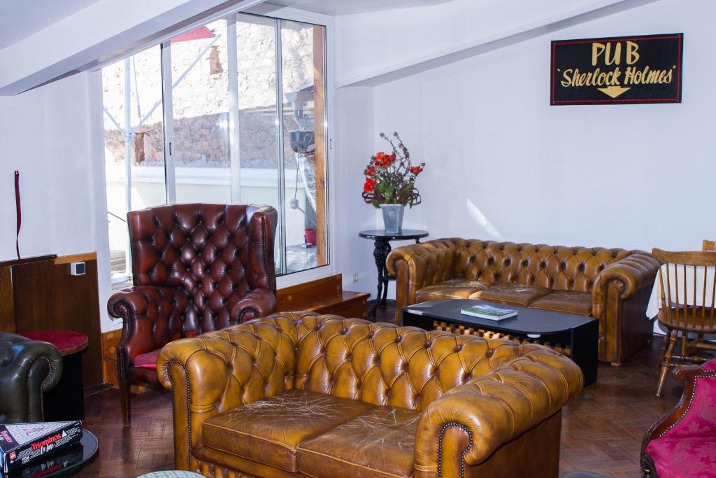 Posezení v ubytování Hotel Fortin