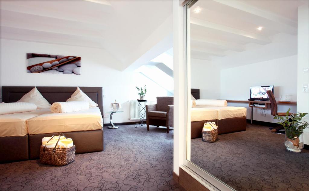 Hotel Am Hirschhorn - Wellness - Spa - and more - 大型双人房
