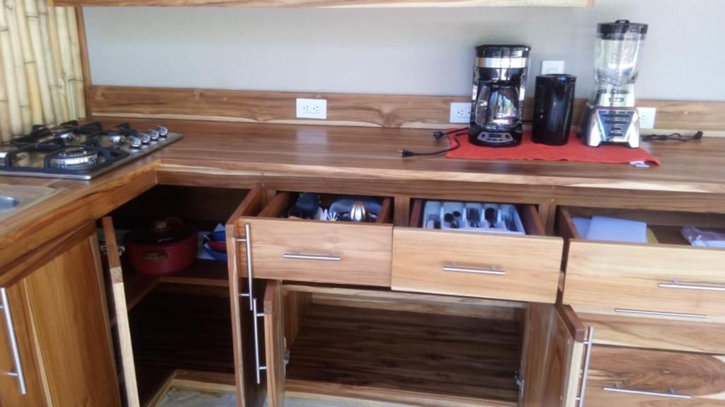 Kuchyň nebo kuchyňský kout v ubytování Casa Papito
