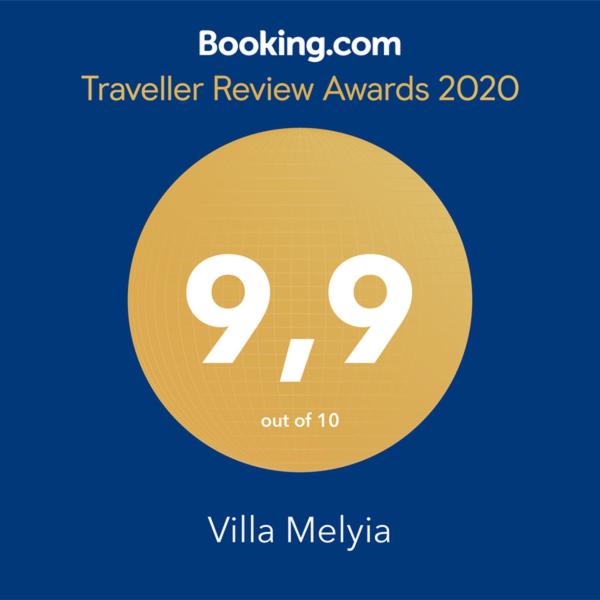 Certifikát, hodnocení, plakát nebo jiný dokument vystavený v ubytování Villa Melyia