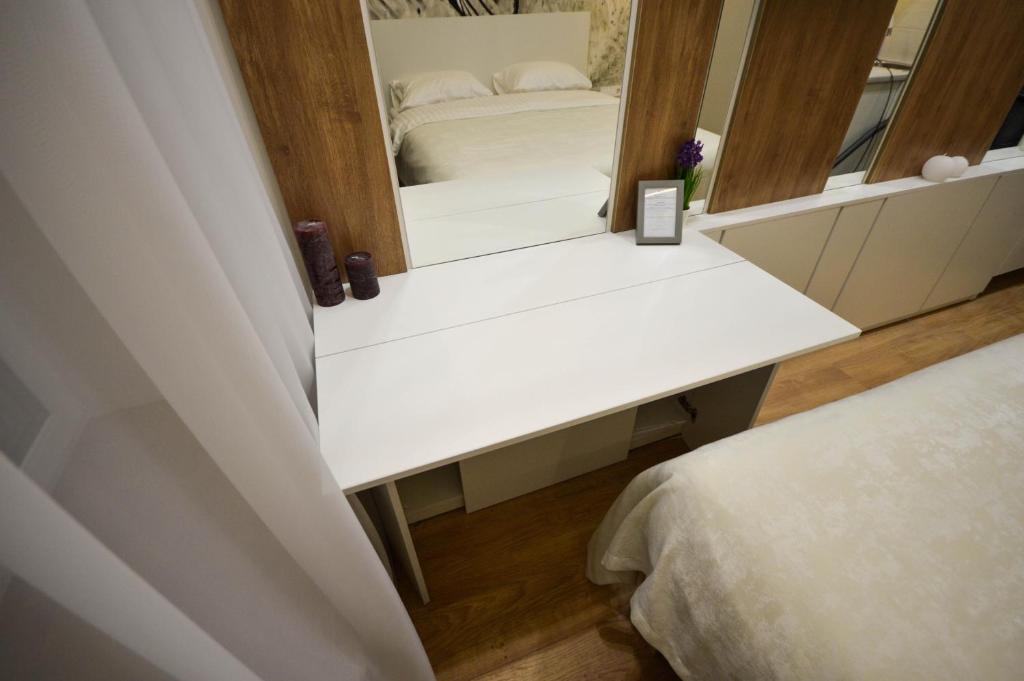 Koupelna v ubytování Kyiv Center Smart Apartments