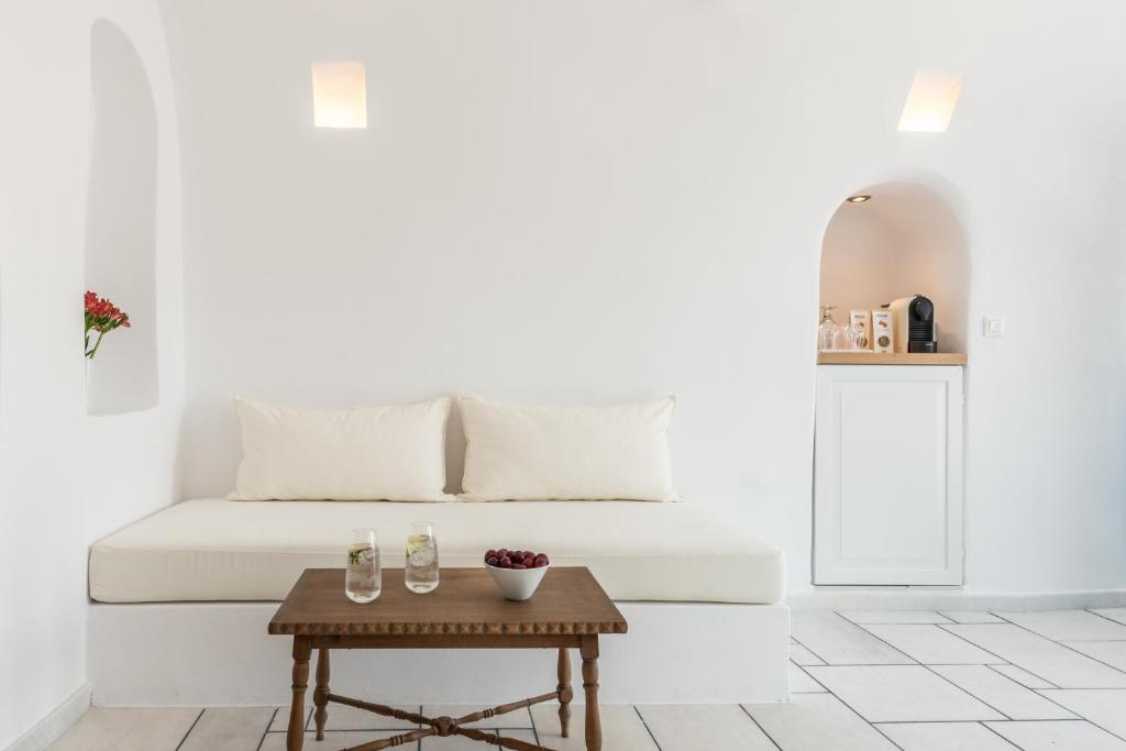 Posezení v ubytování Chelidonia Luxury Suites