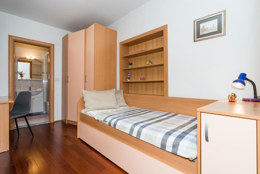 Posteľ alebo postele v izbe v ubytovaní Apartment in OLD TOWN with CITY VIEW