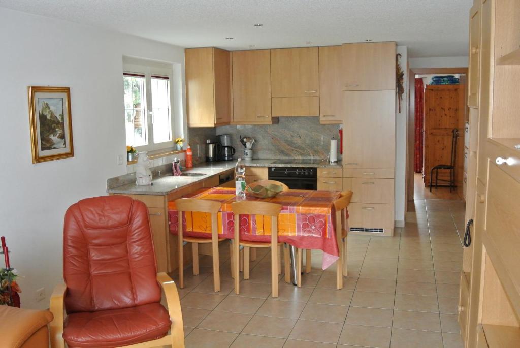 Kuchyň nebo kuchyňský kout v ubytování Apartment Aura