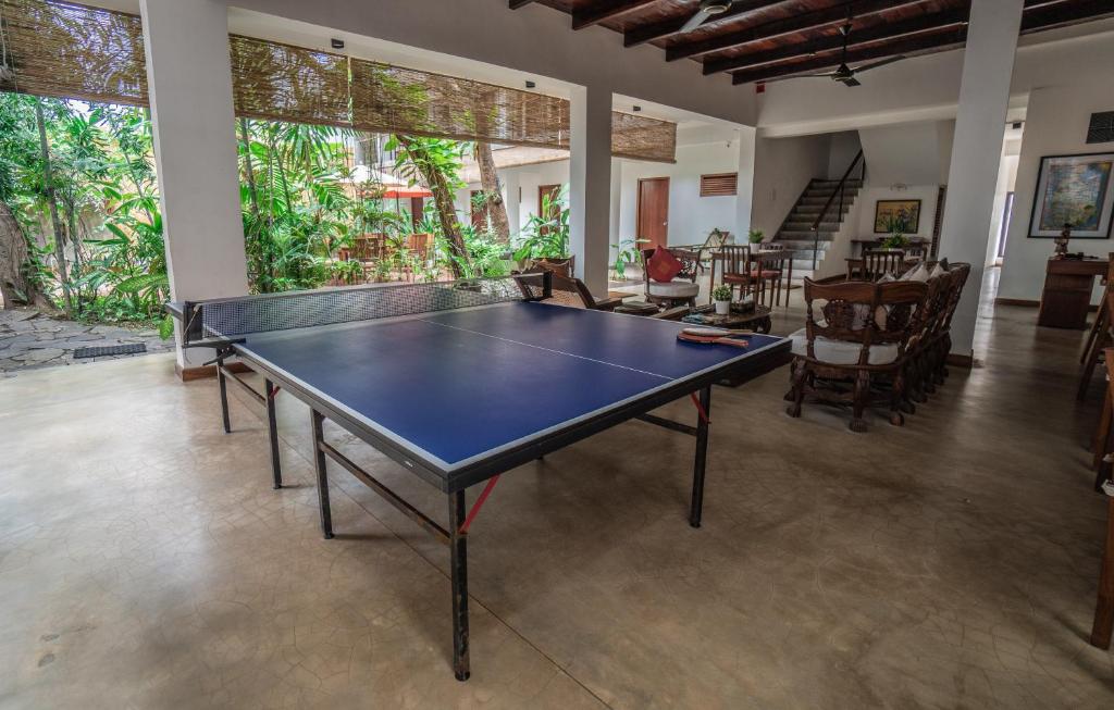 Stolní tenis v ubytování Sayura House nebo okolí
