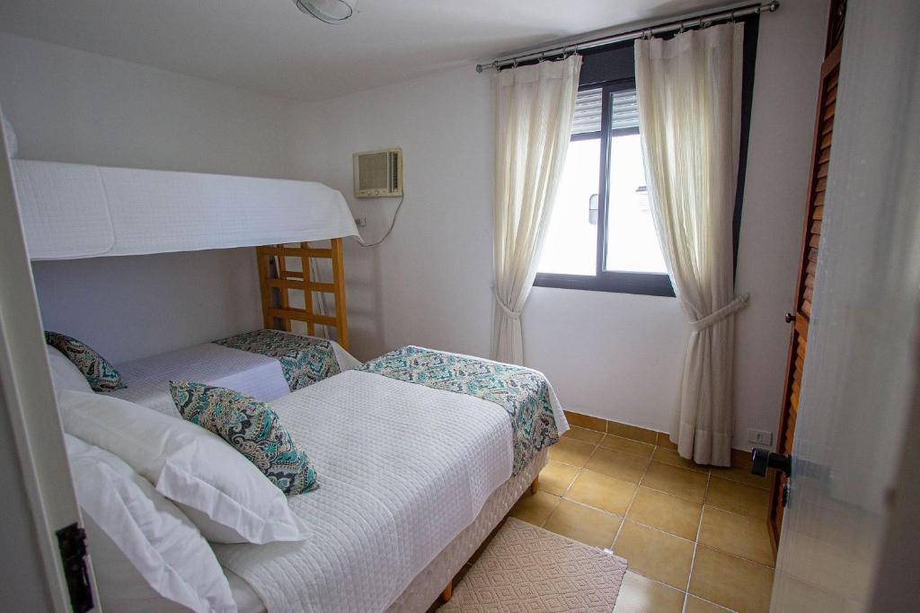  Apartamento com vista para o mar a uma quadra da praia