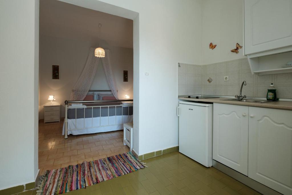 Köök või kööginurk majutusasutuses Eftyxia apartments