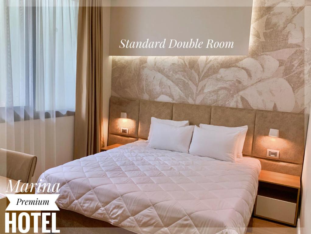 Postel nebo postele na pokoji v ubytování Marina Premium Hotel & Apartments