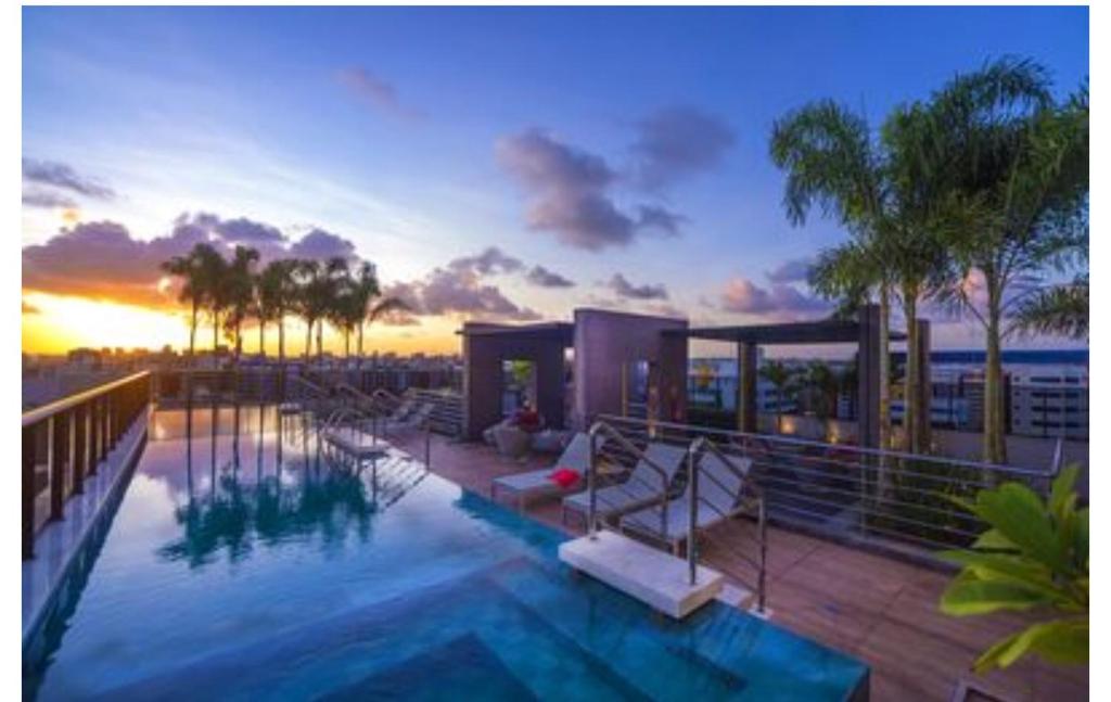  LUXO COM VARANDA E VISTA PARA PRAIA PONTA VERDE apt 1406