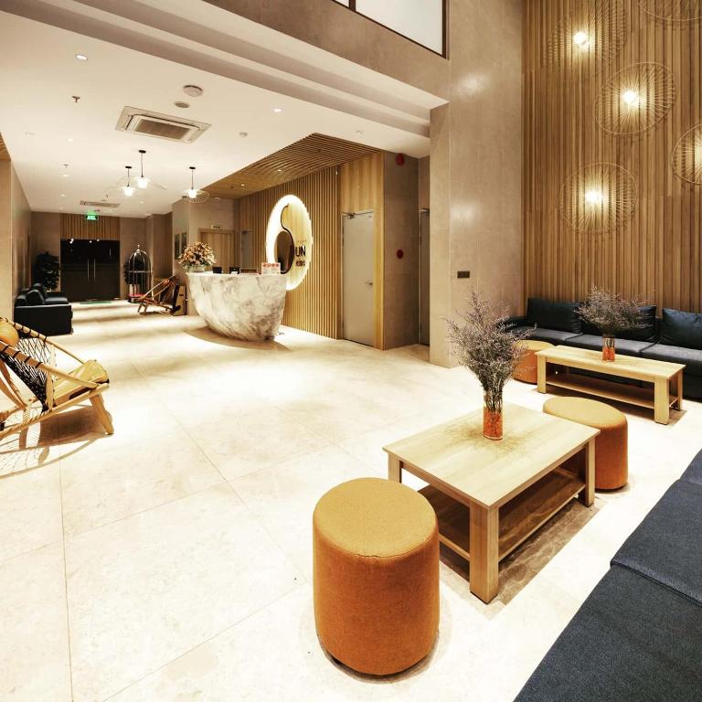 Posezení v ubytování Sun Kiss Hotel