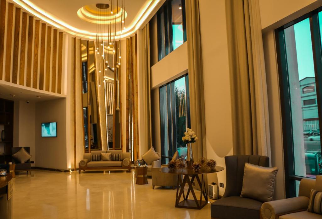Posezení v ubytování V Boutique Hotel