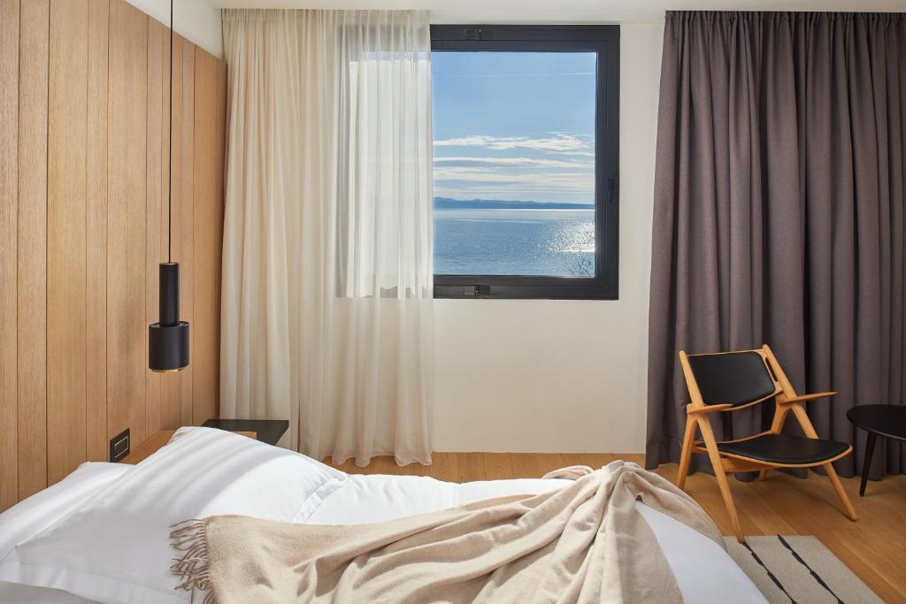 Posteľ alebo postele v izbe v ubytovaní briig boutique hotel